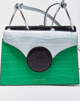 Vintage Danse Lente Mini Phoebe Croc-embossed Leather Crossbody