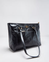 Vintage Coach Leather Station Tote Handbag