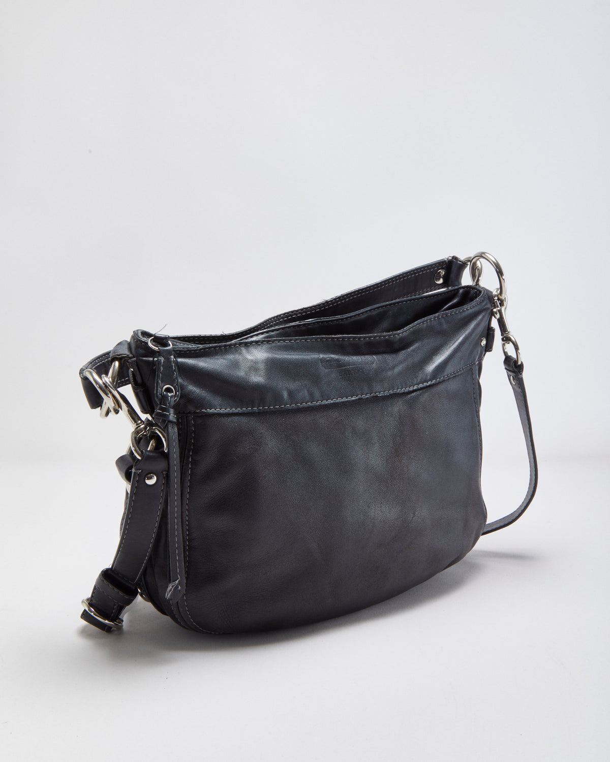Vintage Y2K 00s Coach Zoe Hobo Leather Shoulder Bag
