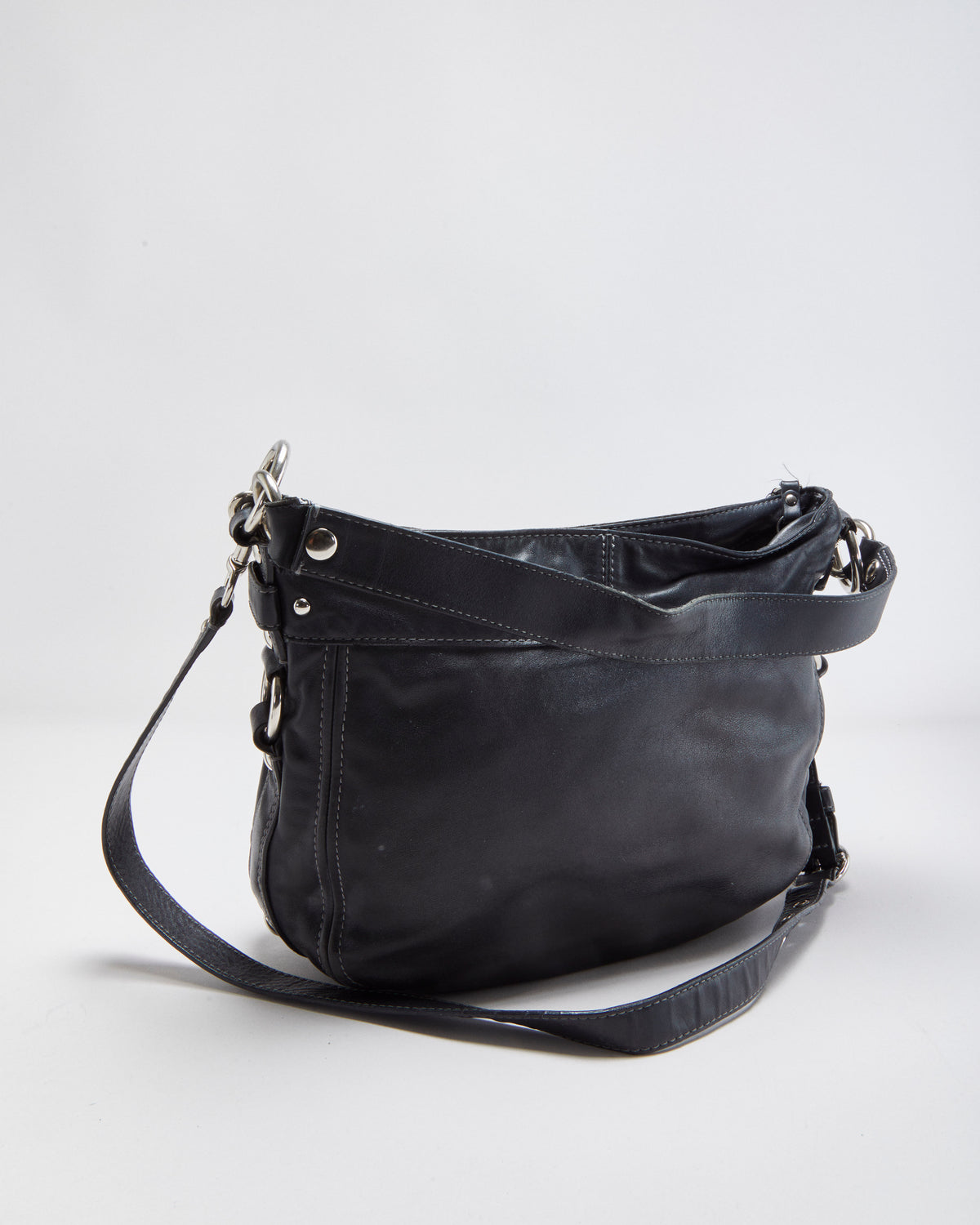 Vintage Y2K 00s Coach Zoe Hobo Leather Shoulder Bag