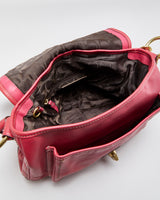 Vintage Y2K 00s Coach Legacy Ali 65th Anniversary Turn Lock Leather Handbag