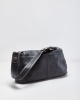 Vintage Y2K 00s Coach Soho Pleated Flap Leather Shoulder Bag