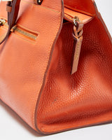 Vintage Dooney &amp; Bourke Clementine Leather Pebble Grain Blair Satchel Bag