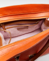 Vintage Dooney &amp; Bourke Clementine Leather Pebble Grain Blair Satchel Bag