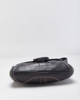 Vintage Y2K 00s Coach Soho Leather Contrast Sitich Handbag