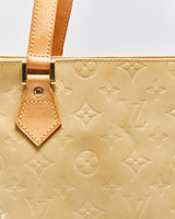 Vintage S/S 2000' Louis Vuitton Vernis Houston Embossed Monogram Patent Leather Handbag