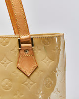 Vintage S/S 2000' Louis Vuitton Vernis Houston Embossed Monogram Patent Leather Handbag