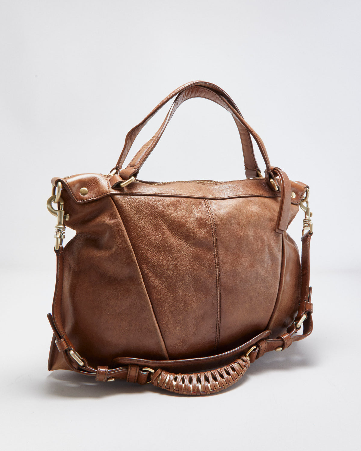 Vintage Givenchy Soft Leather Hobo Shoulder Bag