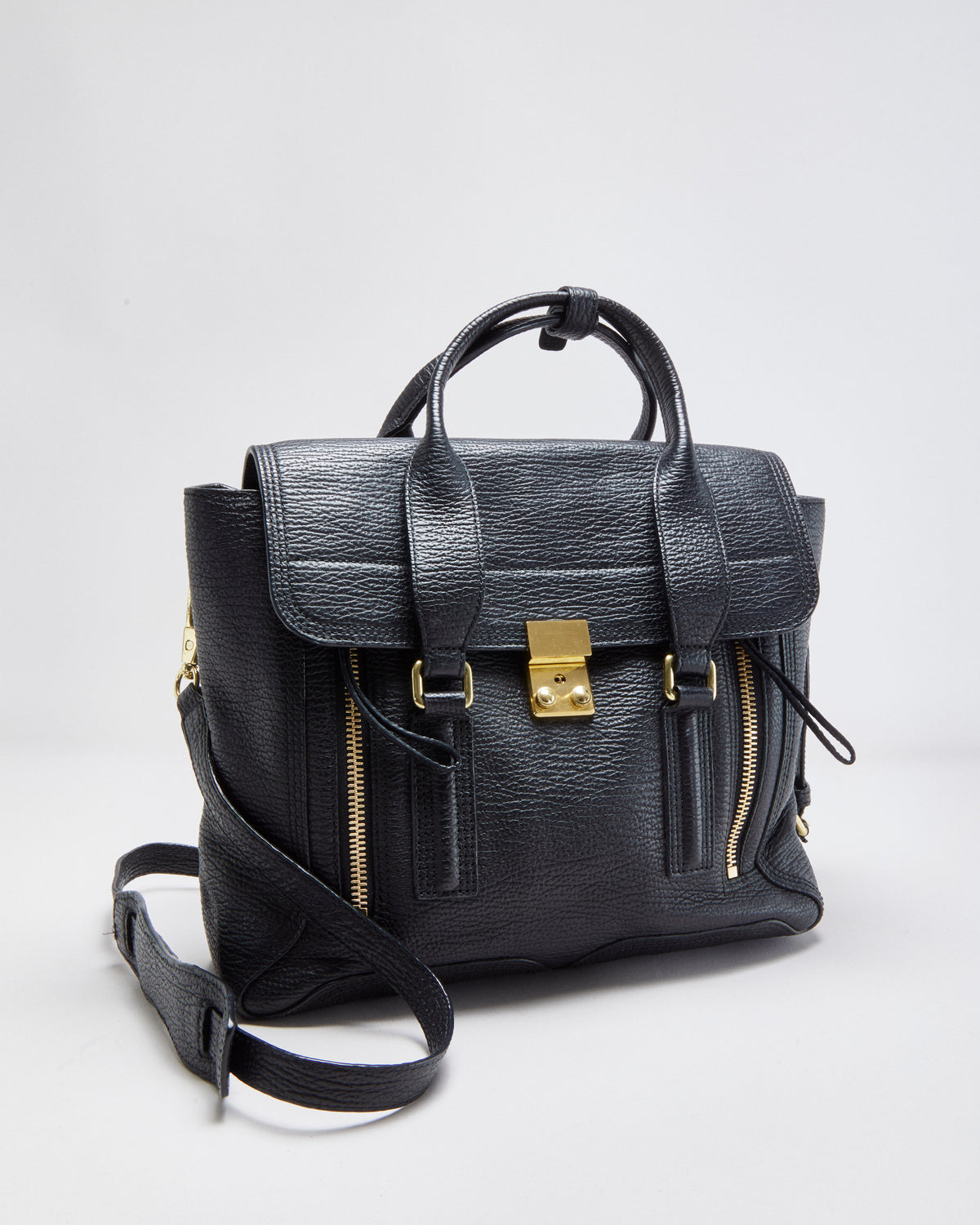 Vintage Y2K 00s 3.1 Phillip Lim Pashil Pebbled Leather Satchel