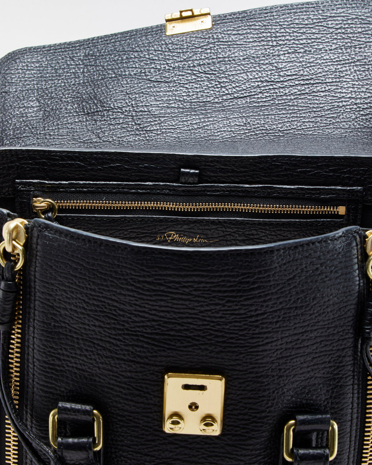 Vintage Y2K 00s 3.1 Phillip Lim Pashil Pebbled Leather Satchel
