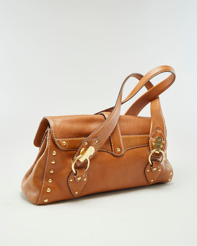 Michael Kors Brown Leather Handbag - O/S