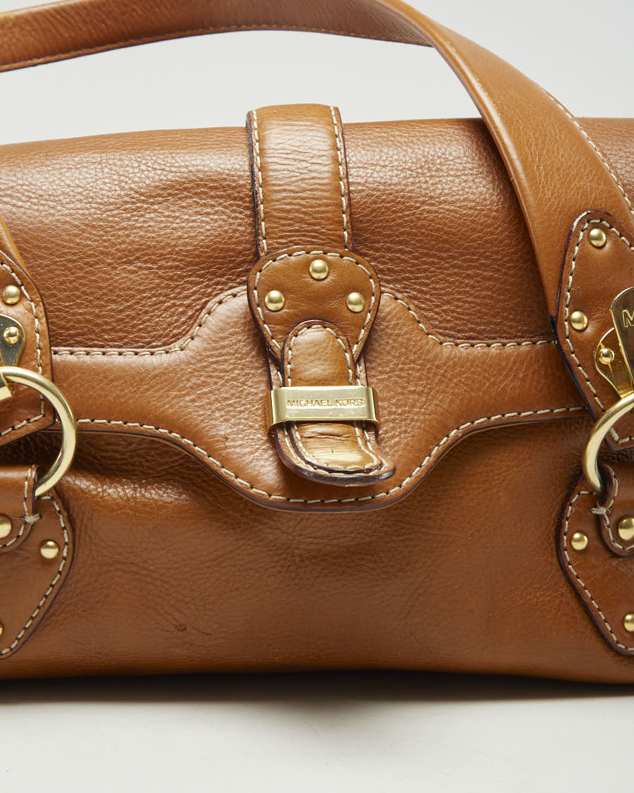 Michael Kors Brown Leather Handbag - O/S