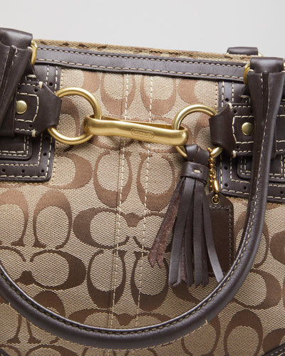 Coach Hampton Classic Monogram Bag