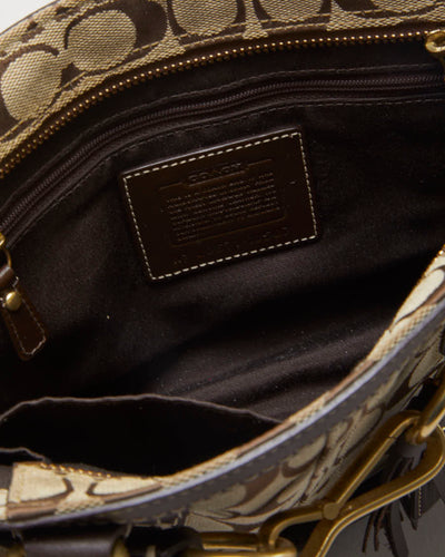 Coach Hampton Classic Monogram Bag