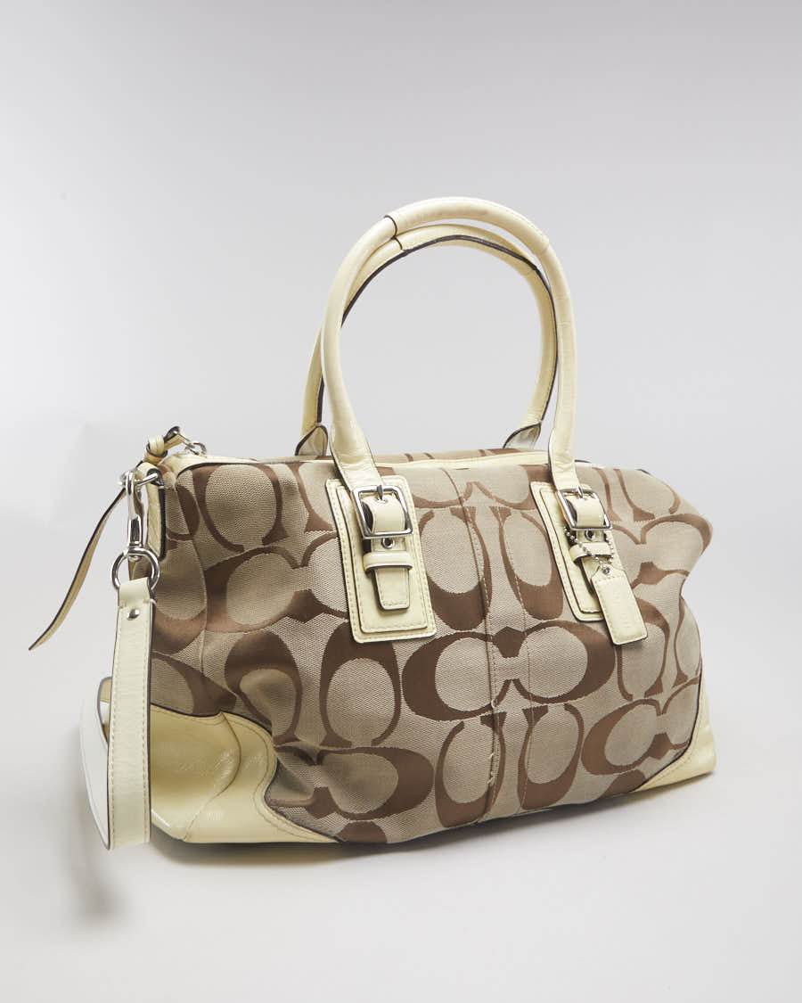 Signature New York Coach Monogram Bag