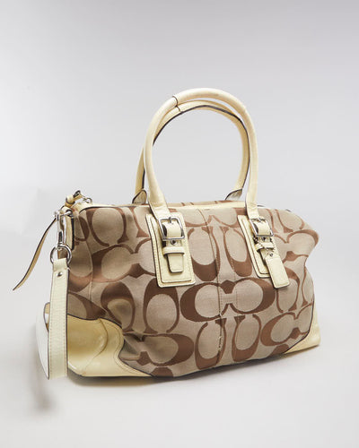 Signature New York Coach Monogram Bag