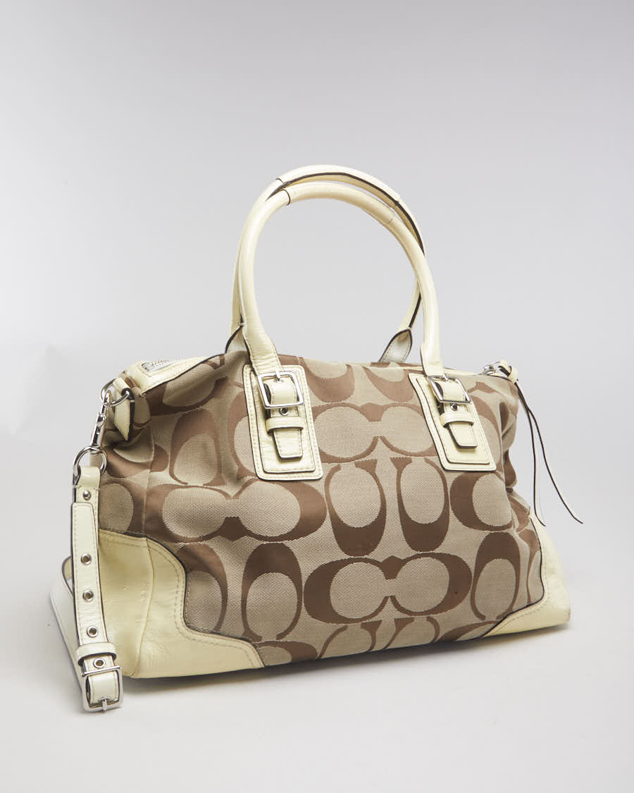 Signature New York Coach Monogram Bag