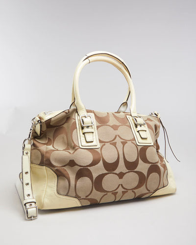 Signature New York Coach Monogram Bag