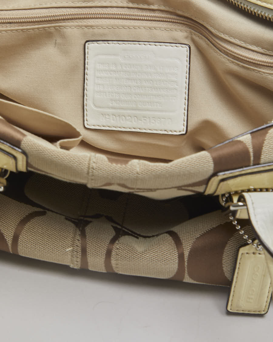 Signature New York Coach Monogram Bag