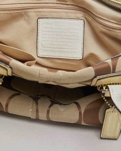 Signature New York Coach Monogram Bag