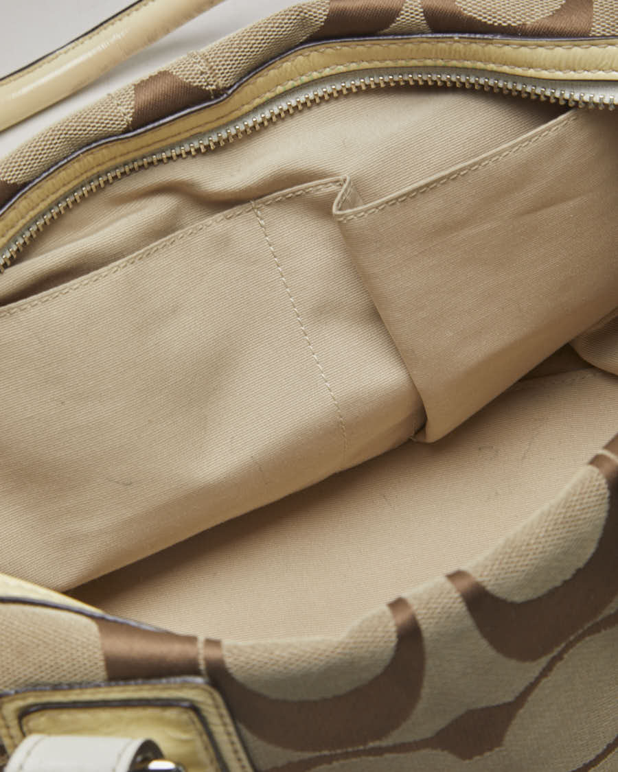 Signature New York Coach Monogram Bag