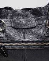 Coach Penelope Black Leather Handbag