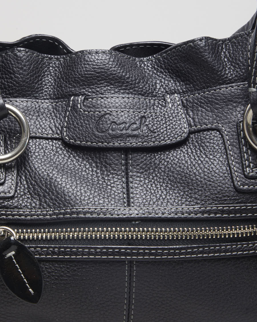 Coach Penelope Black Leather Handbag
