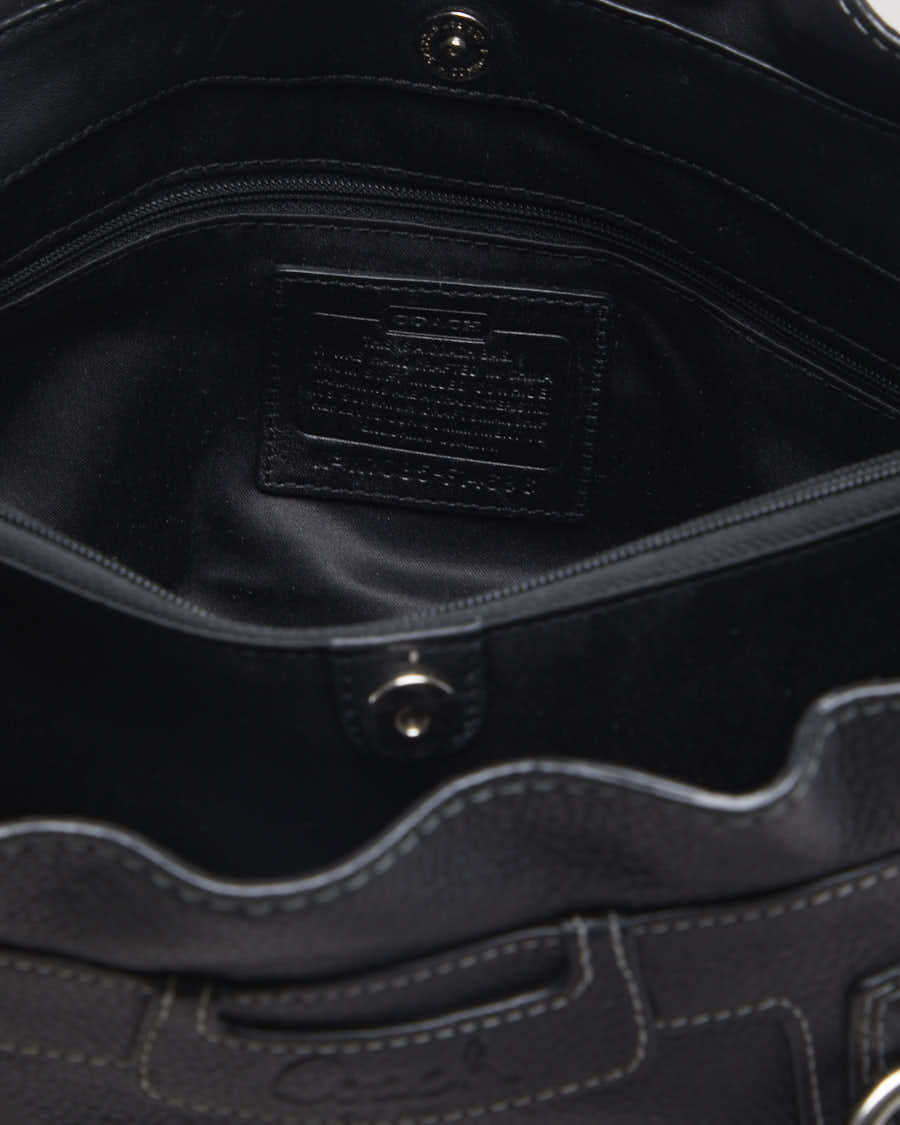 Coach Penelope Black Leather Handbag