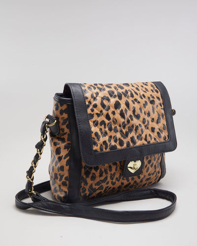 Betsey Johnson Leopard Print Cross Body Bag