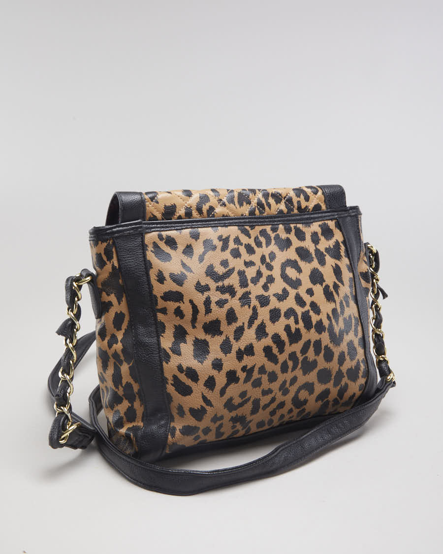 Betsey Johnson Leopard Print Cross Body Bag