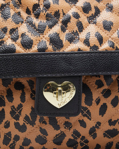 Betsey Johnson Leopard Print Cross Body Bag