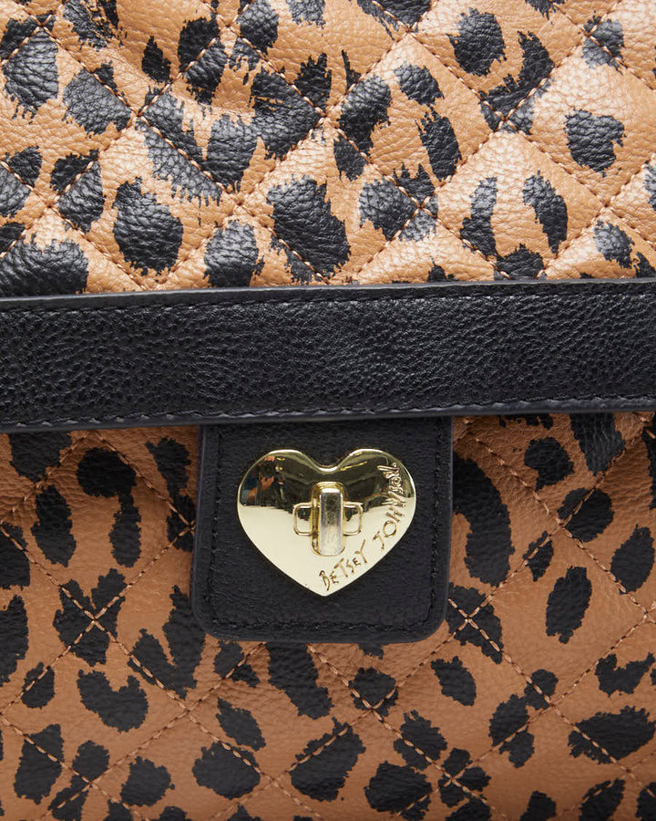 Betsey Johnson Leopard Print Cross Body Bag