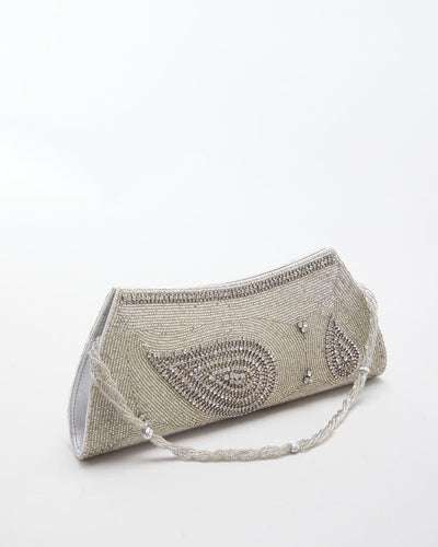 90's Beaded Outing Clutch with strap