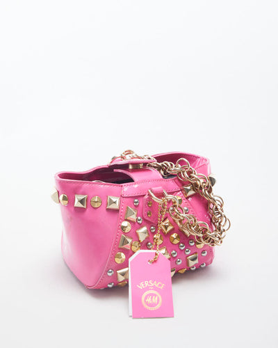 Versace x H&M Pink Studded Mini Bag
