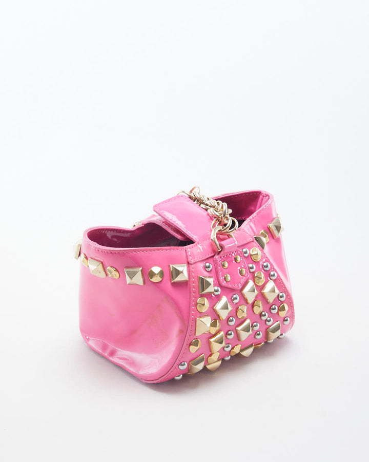 Versace x H&M Pink Studded Mini Bag