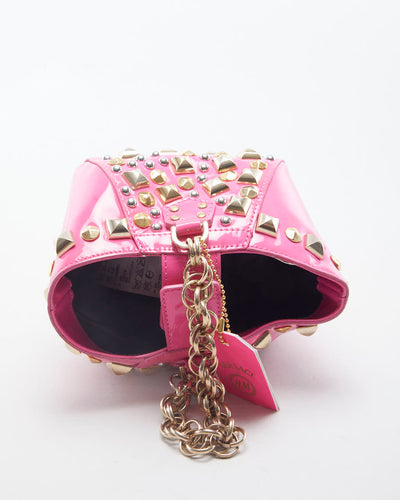 Versace x H&M Pink Studded Mini Bag
