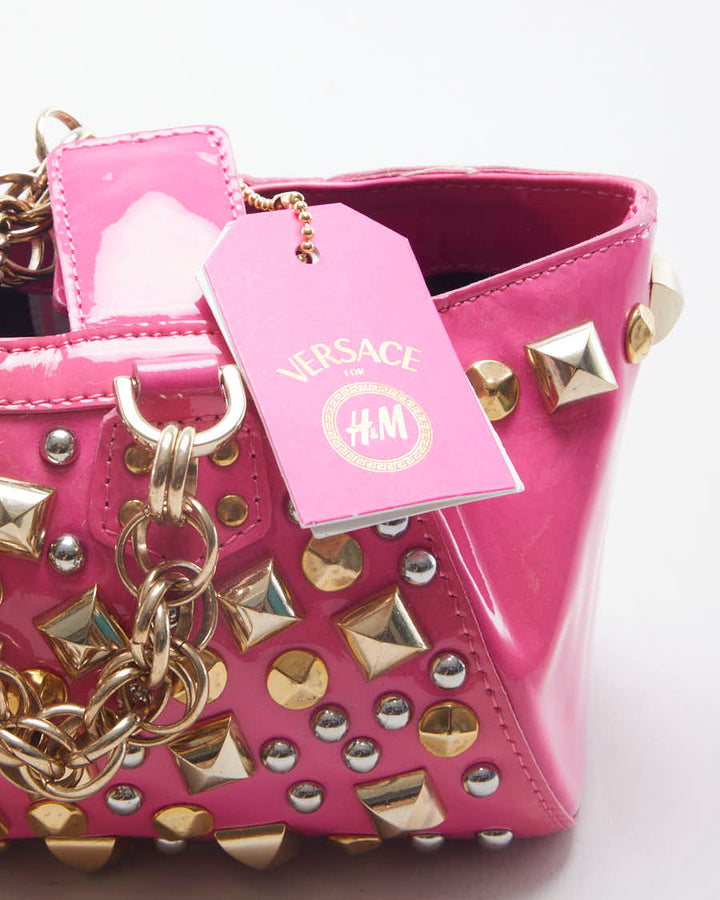 Versace x H&M Pink Studded Mini Bag - Main Image