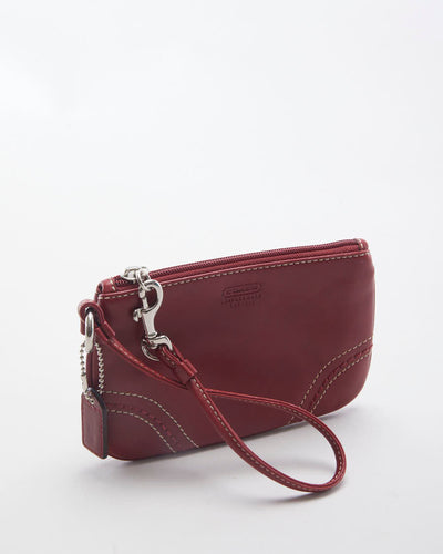 Vintage Coach Red Mini Tini Bag Purse Wallet