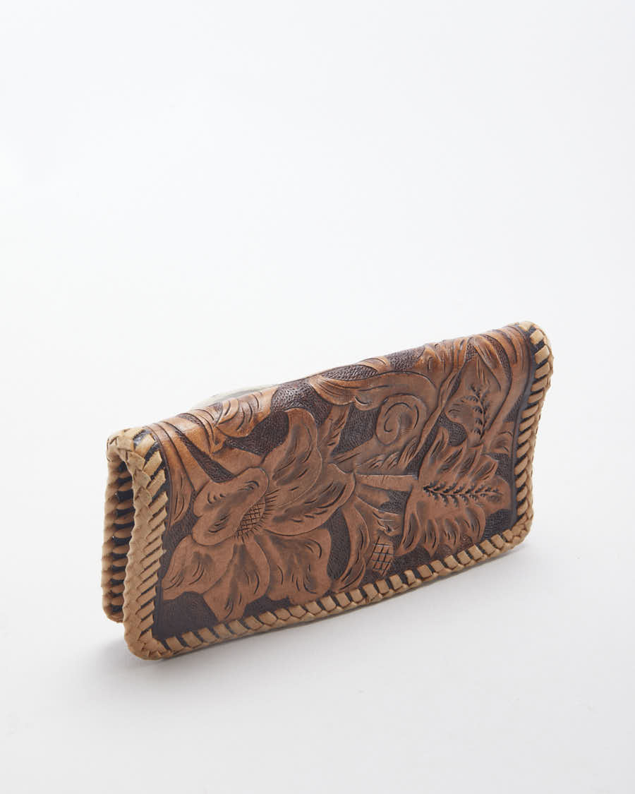 Vintage Leather Western Wallet