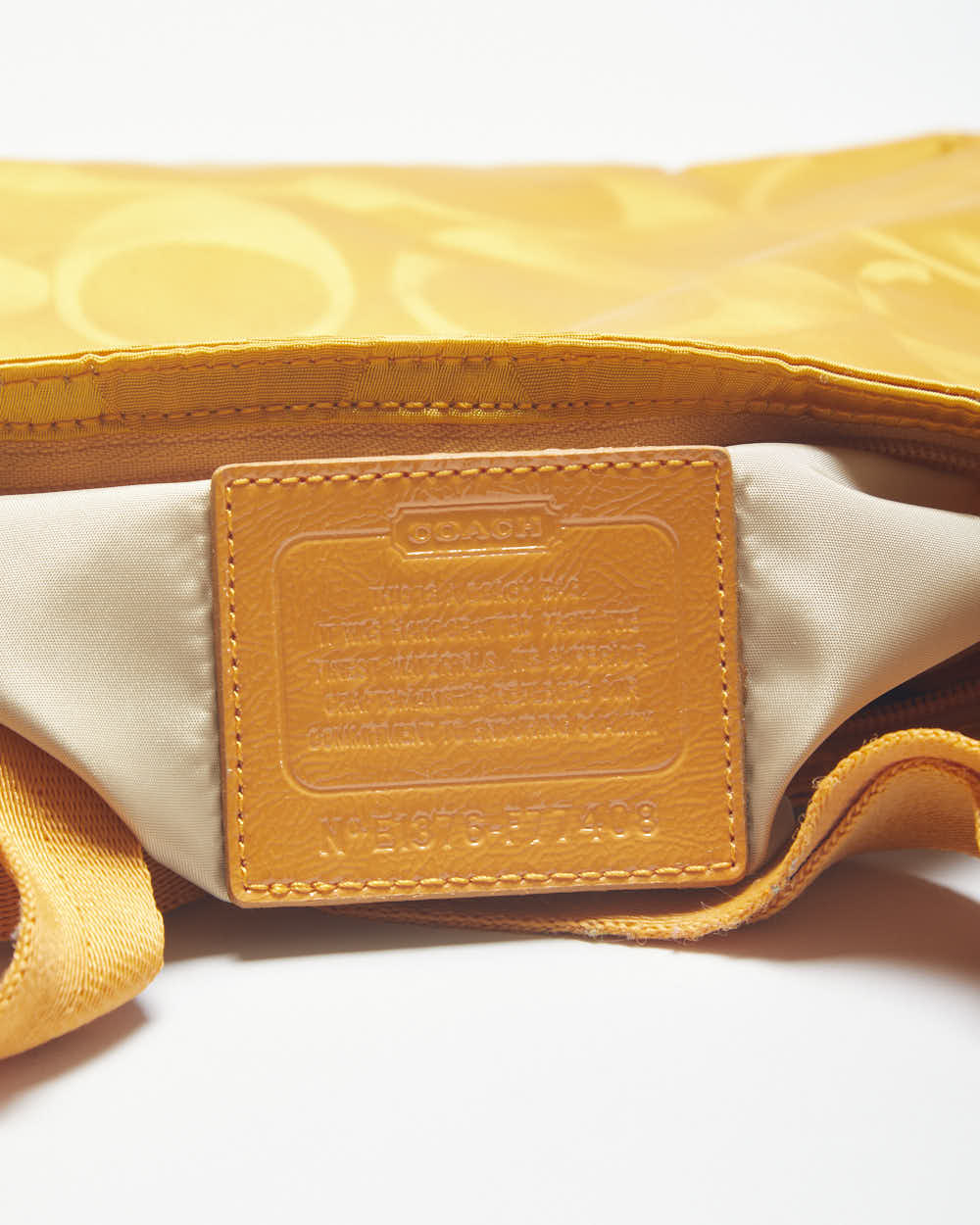 Vintage Y2K Coach Monogram Printed Side Bag