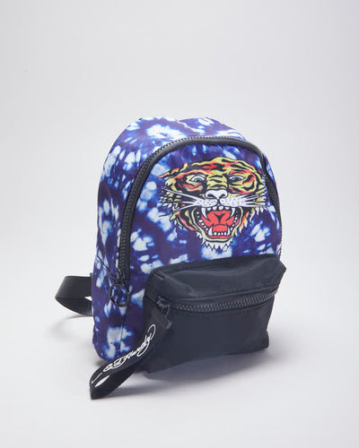 Vintage DSWT Y2K Ed Hardy Tiger Graphic Small Backpack