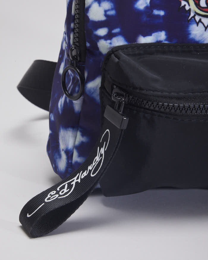 Vintage DSWT Y2K Ed Hardy Tiger Graphic Small Backpack