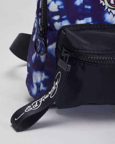 Vintage DSWT Y2K Ed Hardy Tiger Graphic Small Backpack
