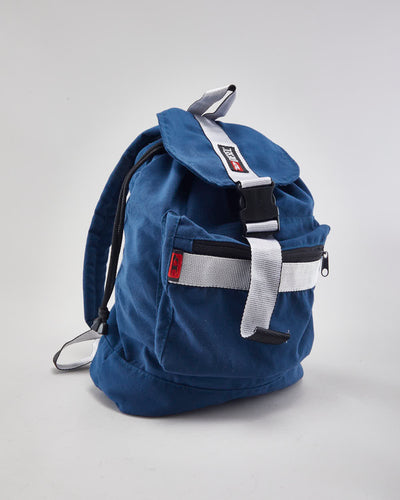Vintage Diesel Drawstring Blue Rucksack
