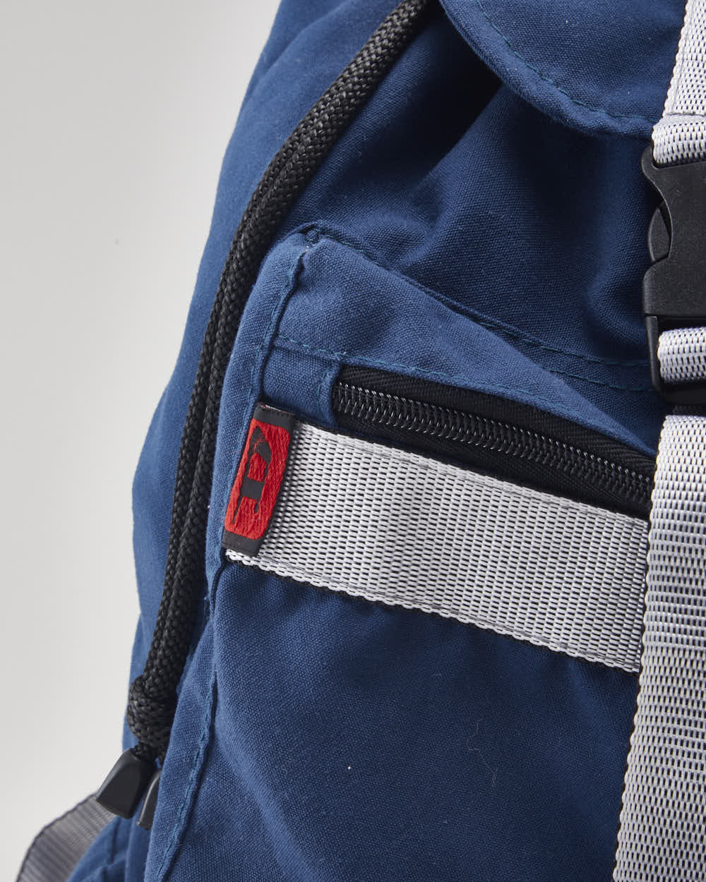Vintage Diesel Drawstring Blue Rucksack