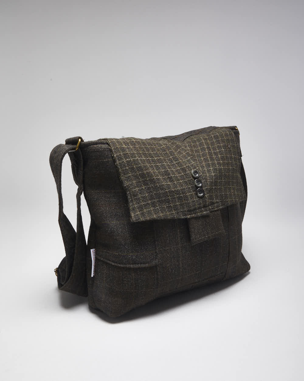 Vintage Moores Wool Satchel Bag