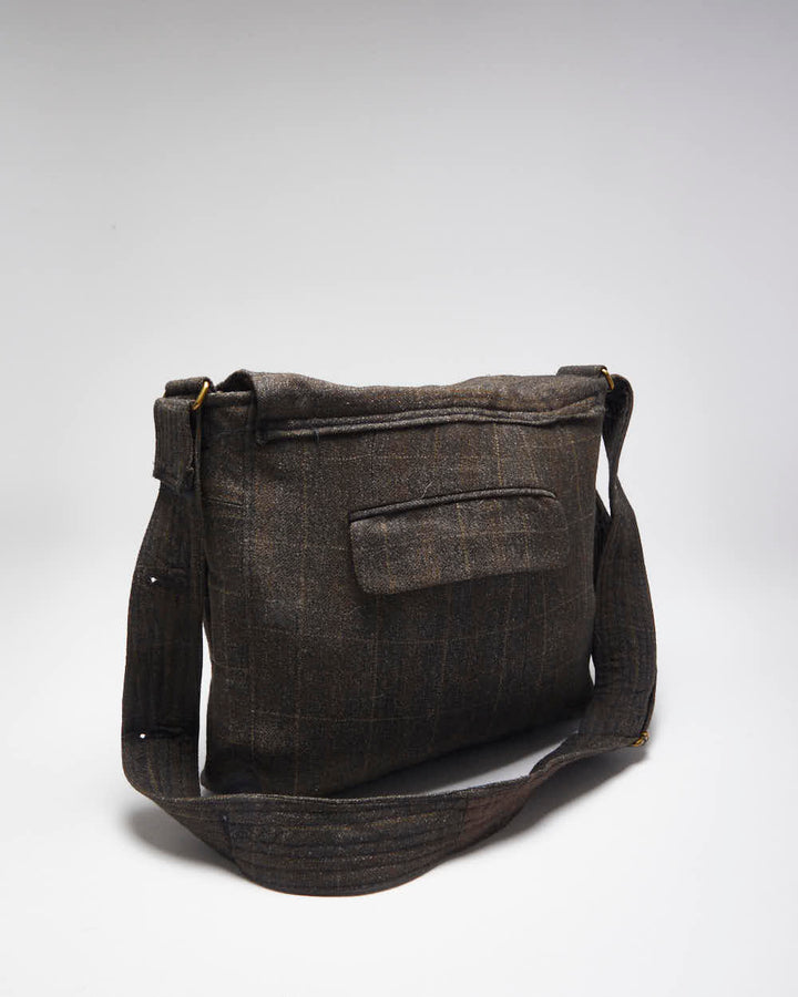 Vintage Moores Wool Satchel Bag