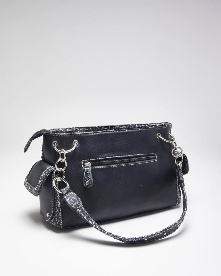 Vintage Y2k 00s Skull & Cross Bones Studded Handbag