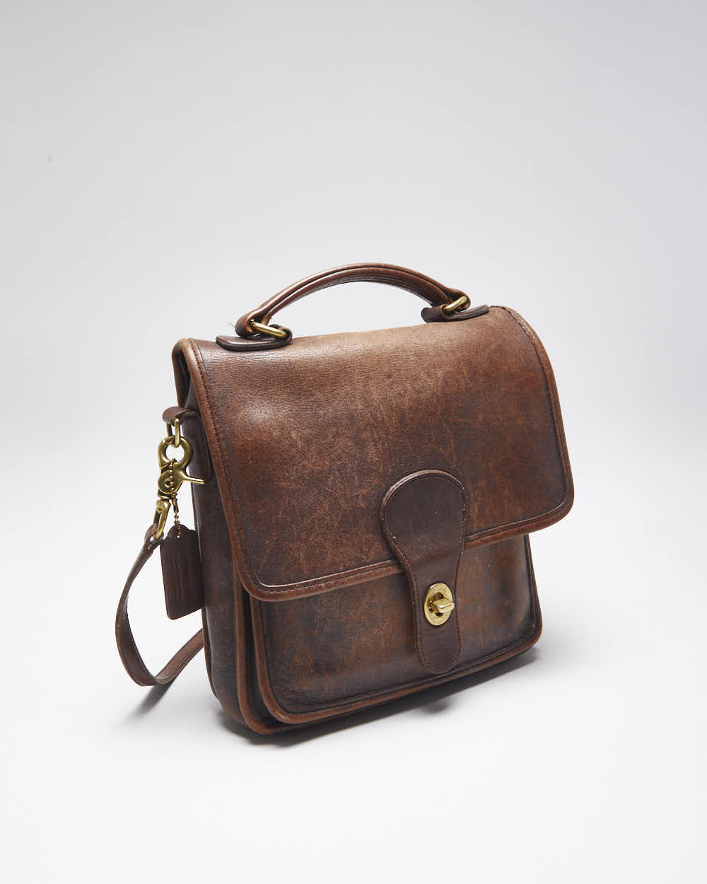 Vintage 80s Coach Station 5130 Satchel Bag