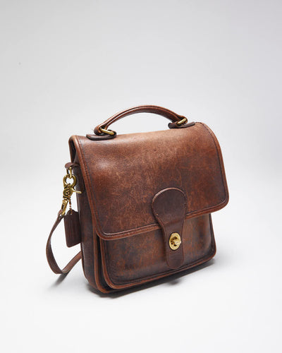 Vintage 80s Coach Station 5130 Satchel Bag